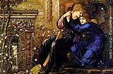 Edward Burne-jones Famous Paintings - Love Among the Ruins